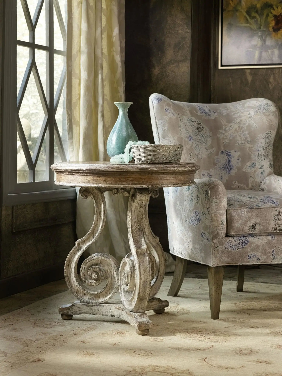 Chatelet Scroll Accent Table Accent & End Tables| Hooker