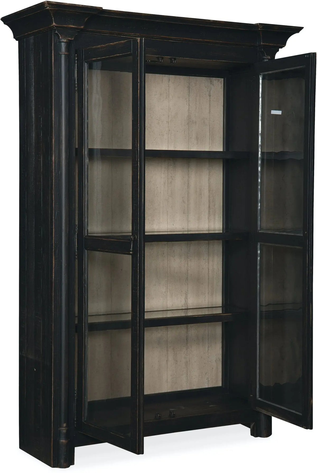 Ciao Bella Display Cabinet- Black Cabinets & Chests| Hooker