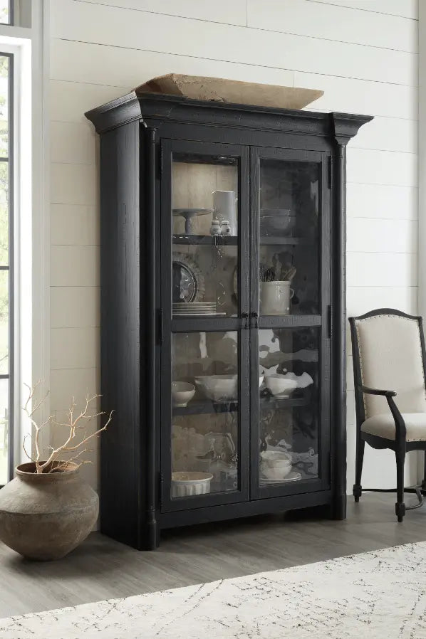 Ciao Bella Display Cabinet- Black Cabinets & Chests| Hooker