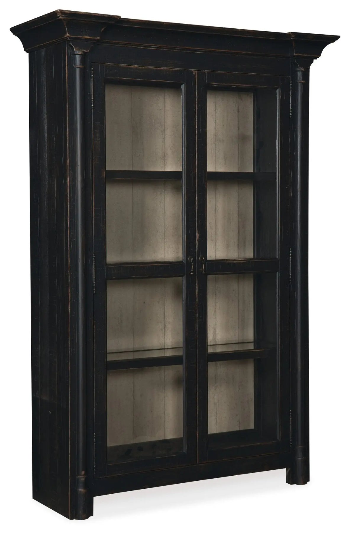 Ciao Bella Display Cabinet- Black Cabinets & Chests| Hooker