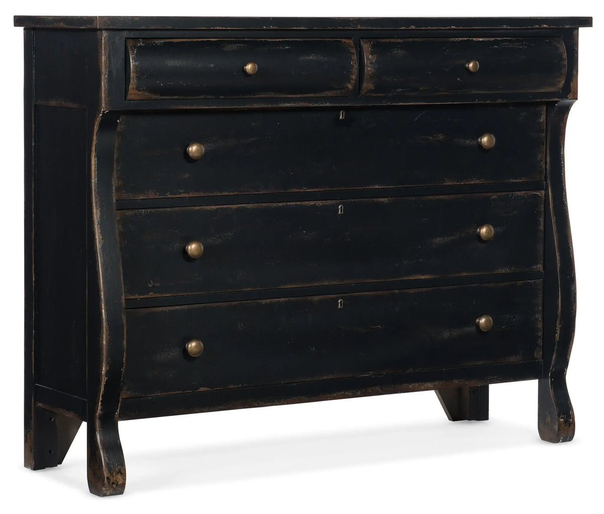 Ciao Bella Five-Drawer Bureau Cabinets & Chests| Hooker