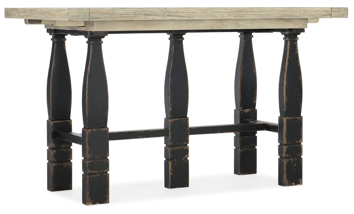 Ciao Bella Friendship Table- Flaky White/Black Accent & End Tables| Hooker
