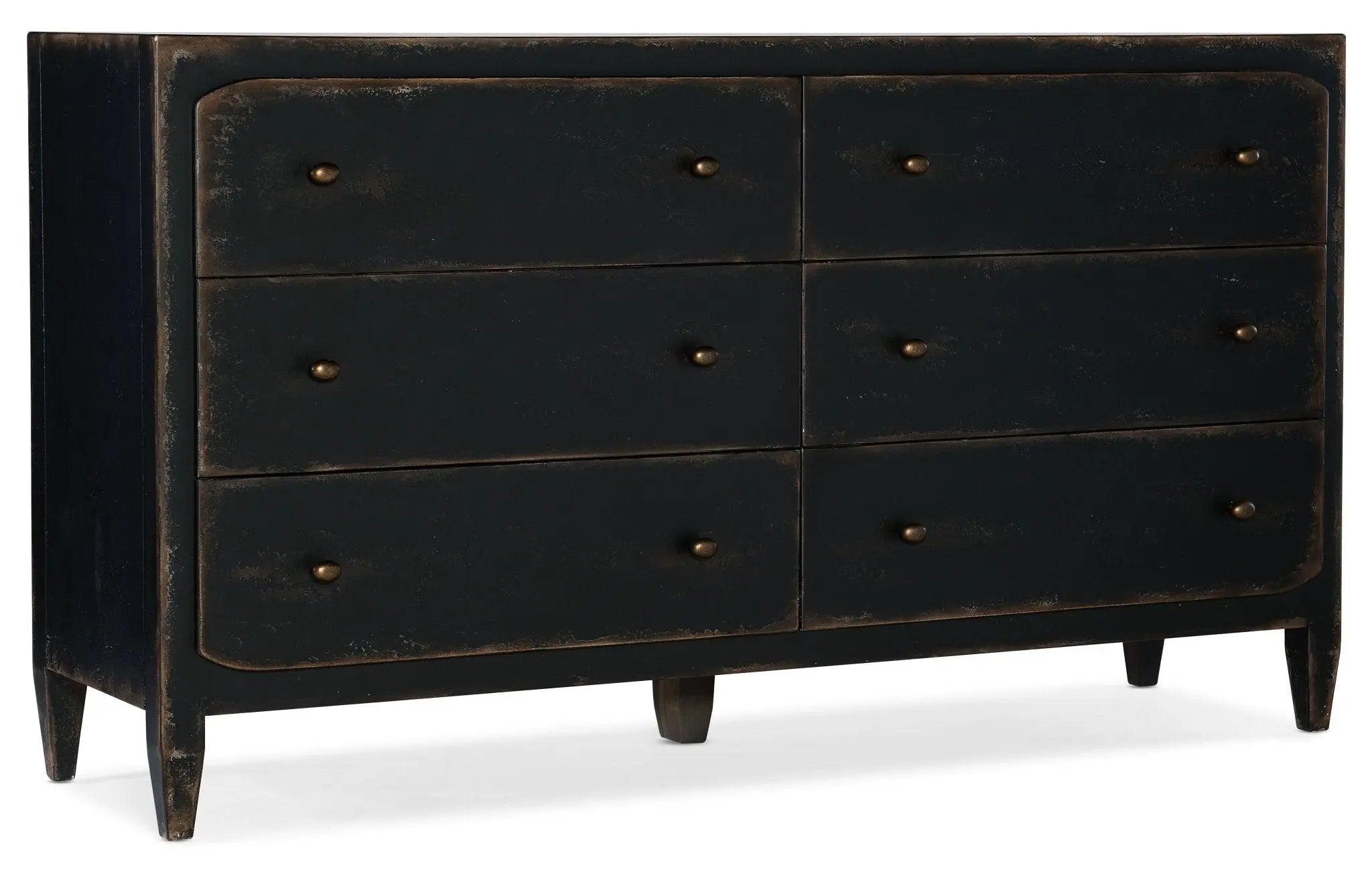 Ciao Bella Six-Drawer Dresser- Black Dressers| Hooker