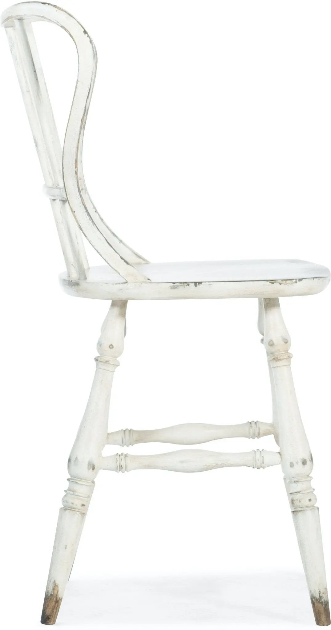Ciao Bella Spindle Back Counter Stool-White Chairs| Hooker