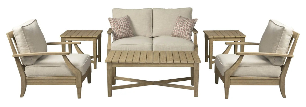 Clare View Loveseat with Cushion Outdoor Loveseats & Sofas| Ashley Homestore