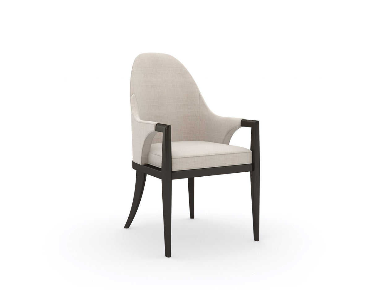 Classic - Natural Choice Arm Chair (White) Dining Chairs| Caracole