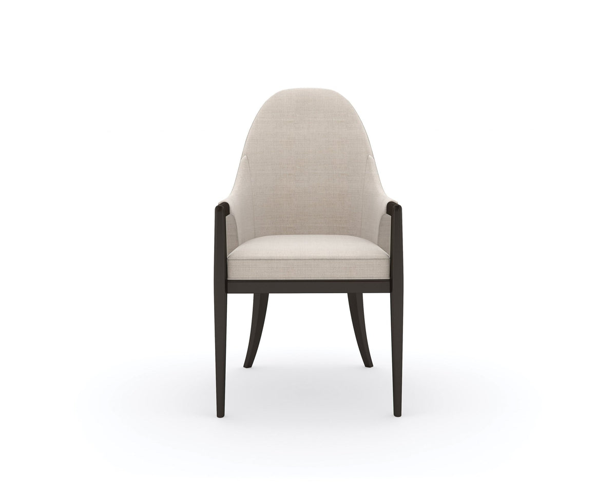 Classic - Natural Choice Arm Chair (White) Dining Chairs| Caracole