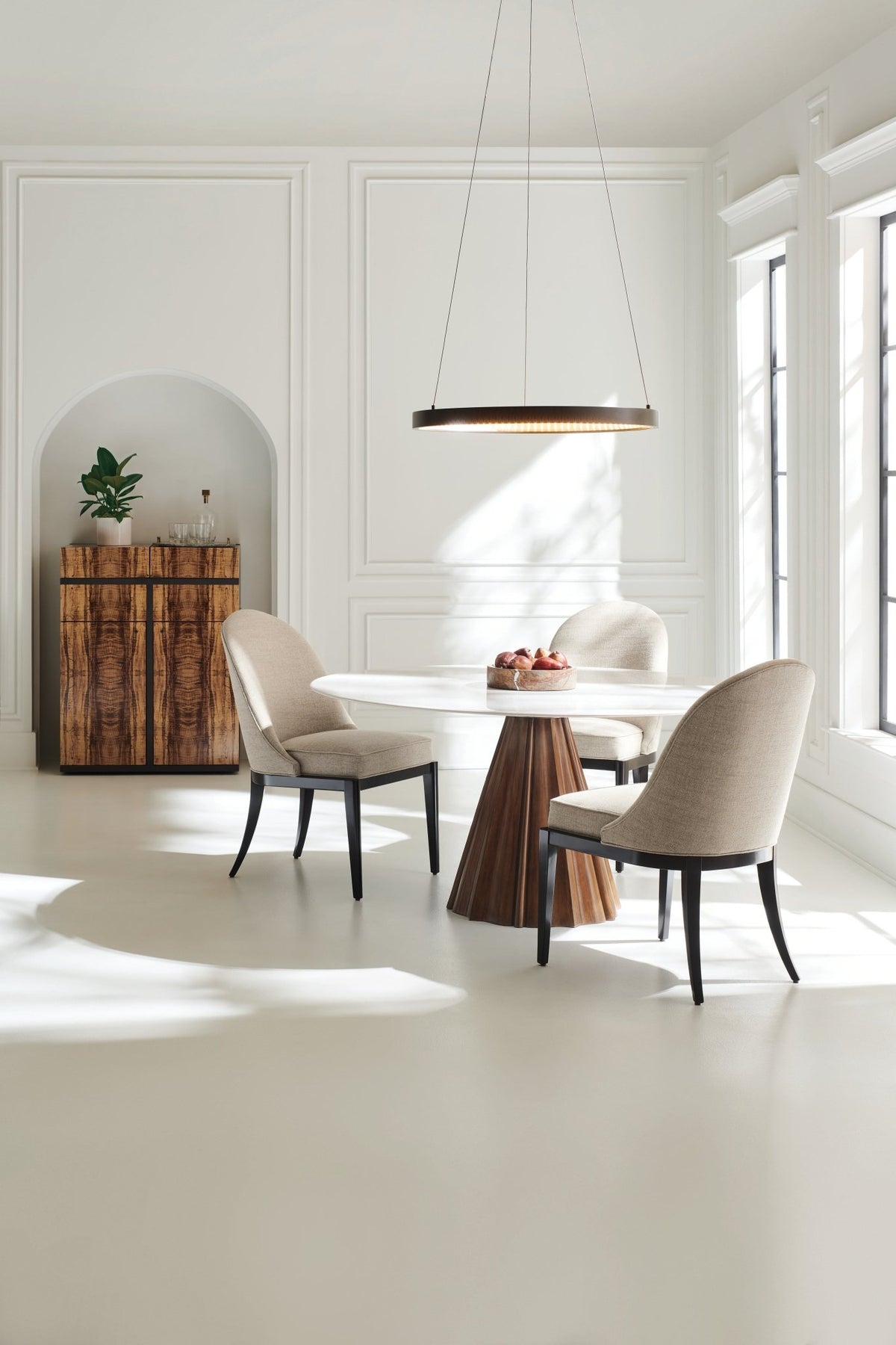 Classic - Natural Choice Side Chair (White) Dining Chairs| Caracole
