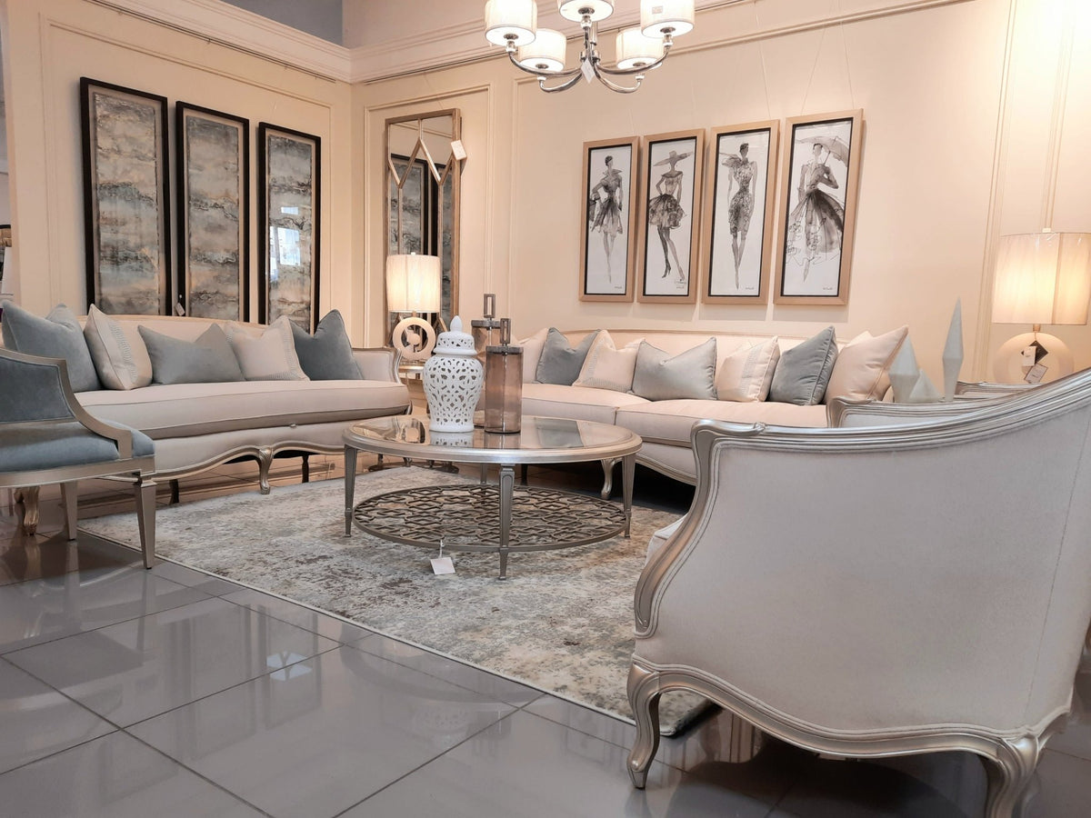 Classic Upholstery - Le Chaise Chair (Teal) Chairs| Caracole