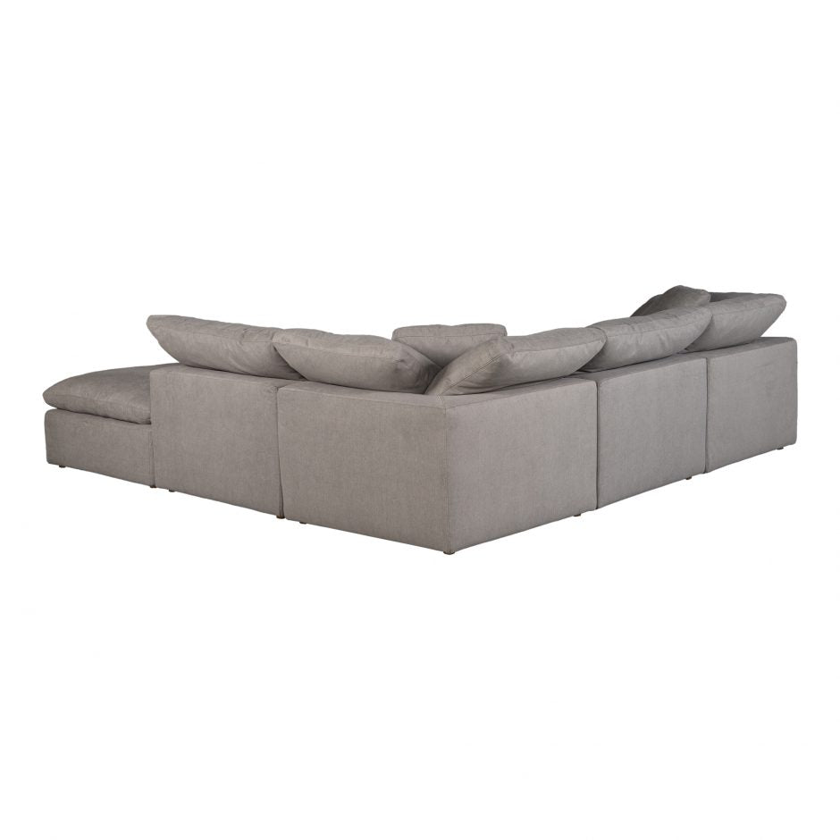 Clay Dream Modular Sectional Livesmart Fabric Light Grey Sectionals| Moe's Home