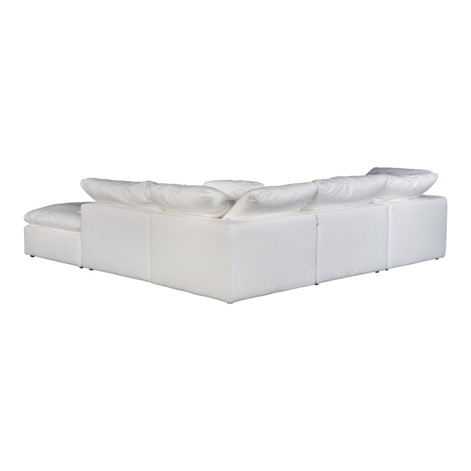 Clay Dream Modular Sectional Livesmart Fabric White Sectionals| Moe's Home