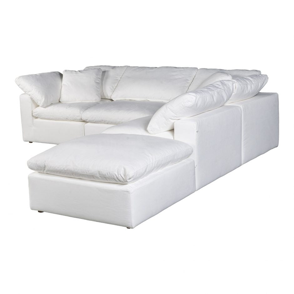 Clay Dream Modular Sectional Livesmart Fabric White Sectionals| Moe's Home