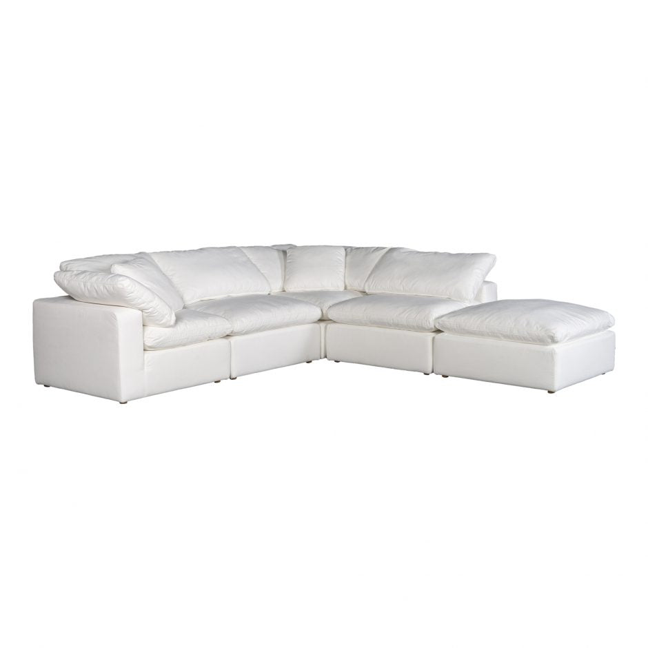 Clay Dream Modular Sectional Livesmart Fabric White Sectionals| Moe's Home