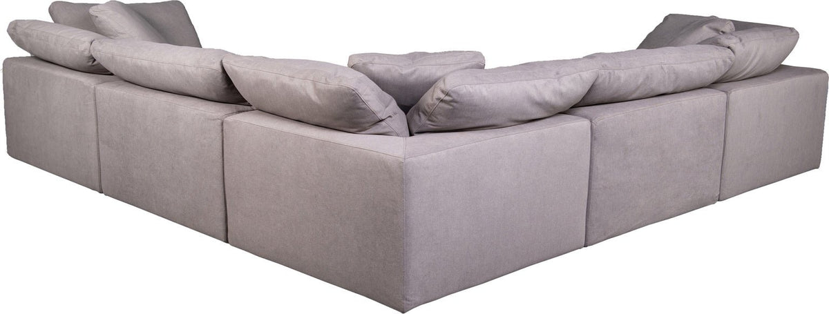 *Clay Modular Sectional Livesmart Fabric Light Grey Sectionals| Moe's Home