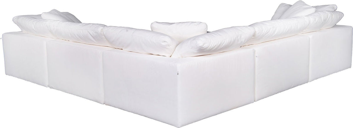*Clay Modular Sectional Livesmart Fabric White Sectionals| Moe's Home