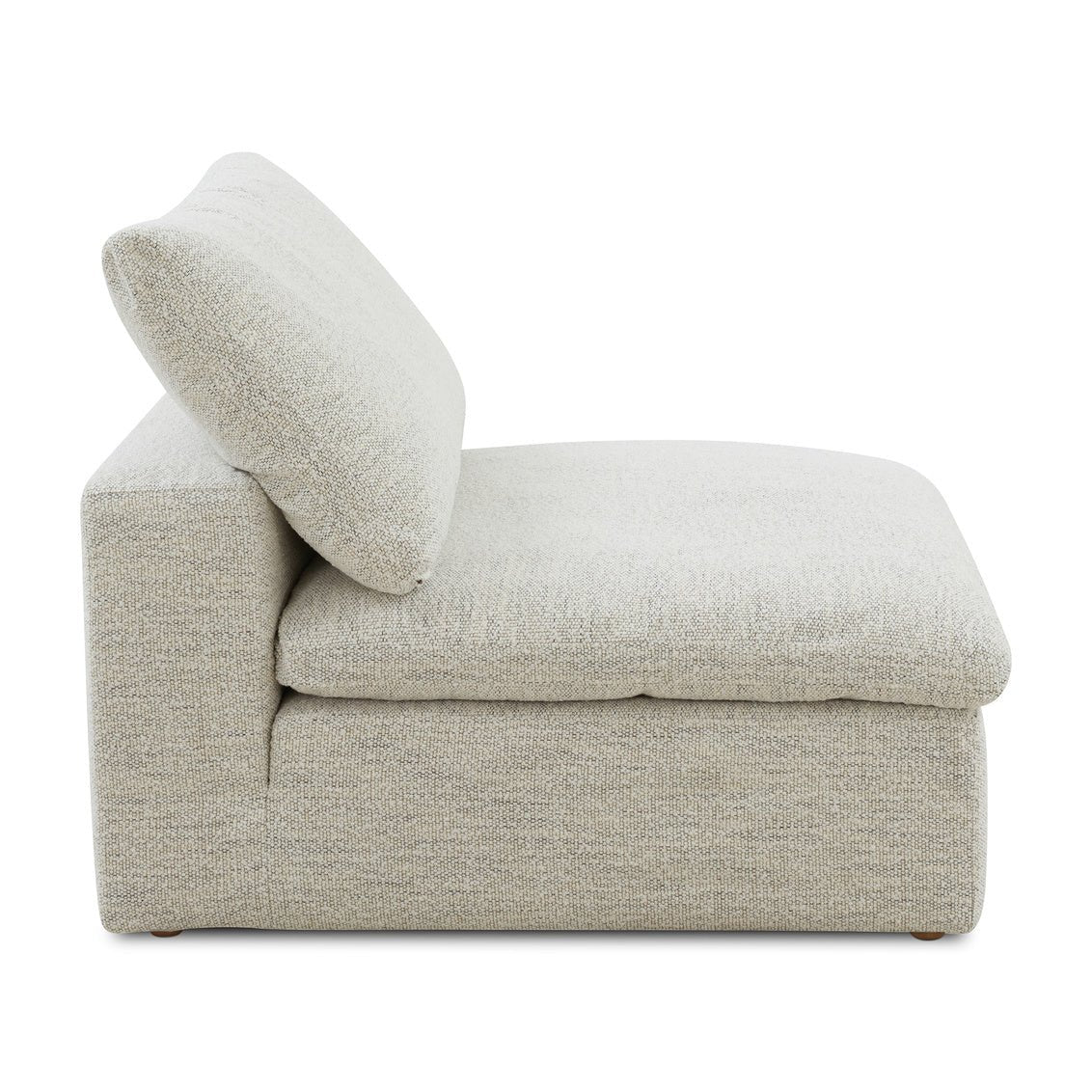 Clay Slipper Chair Neverfear™ Fabric Coastside Sand Sectionals| Moe's Home