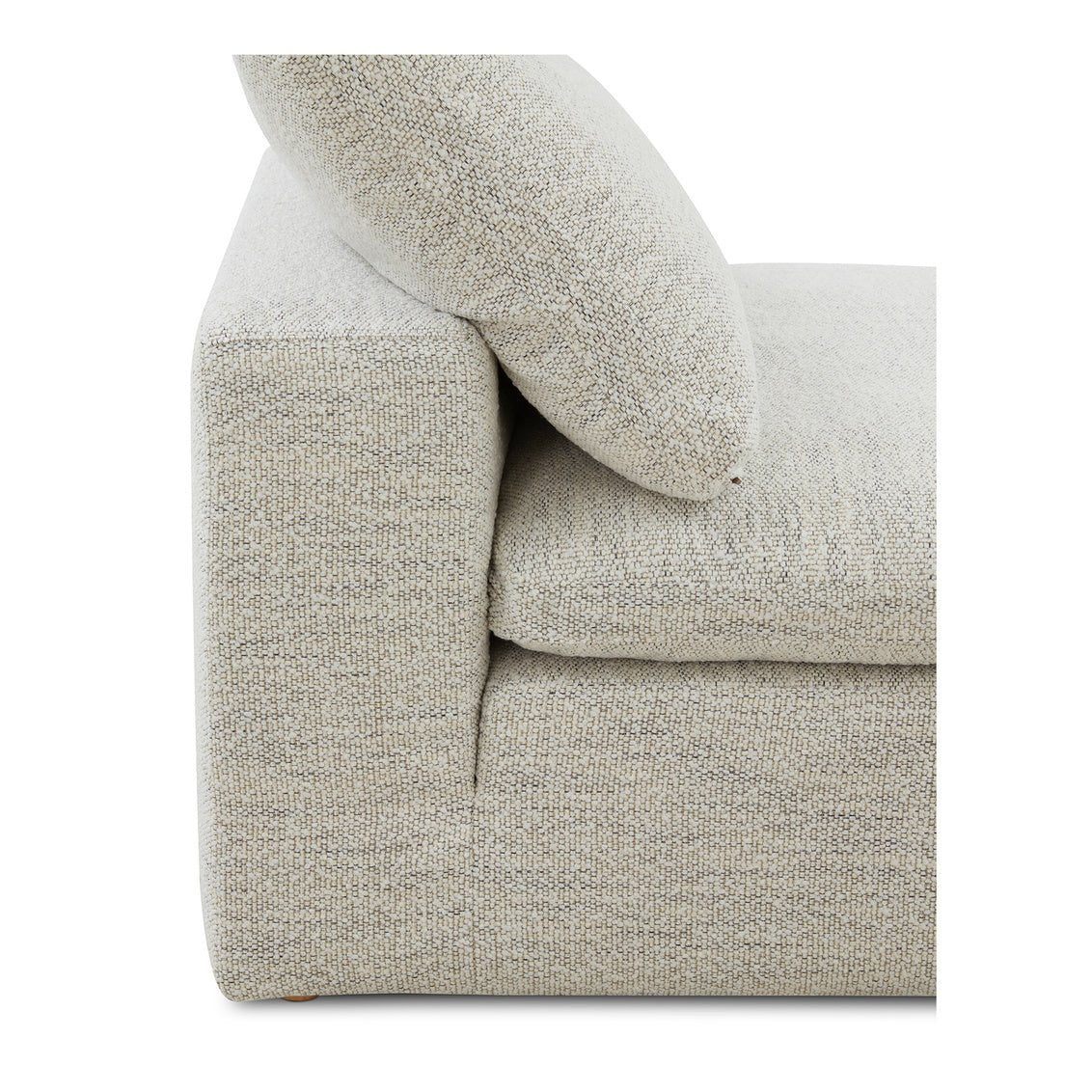 Clay Slipper Chair Neverfear™ Fabric Coastside Sand Sectionals| Moe's Home