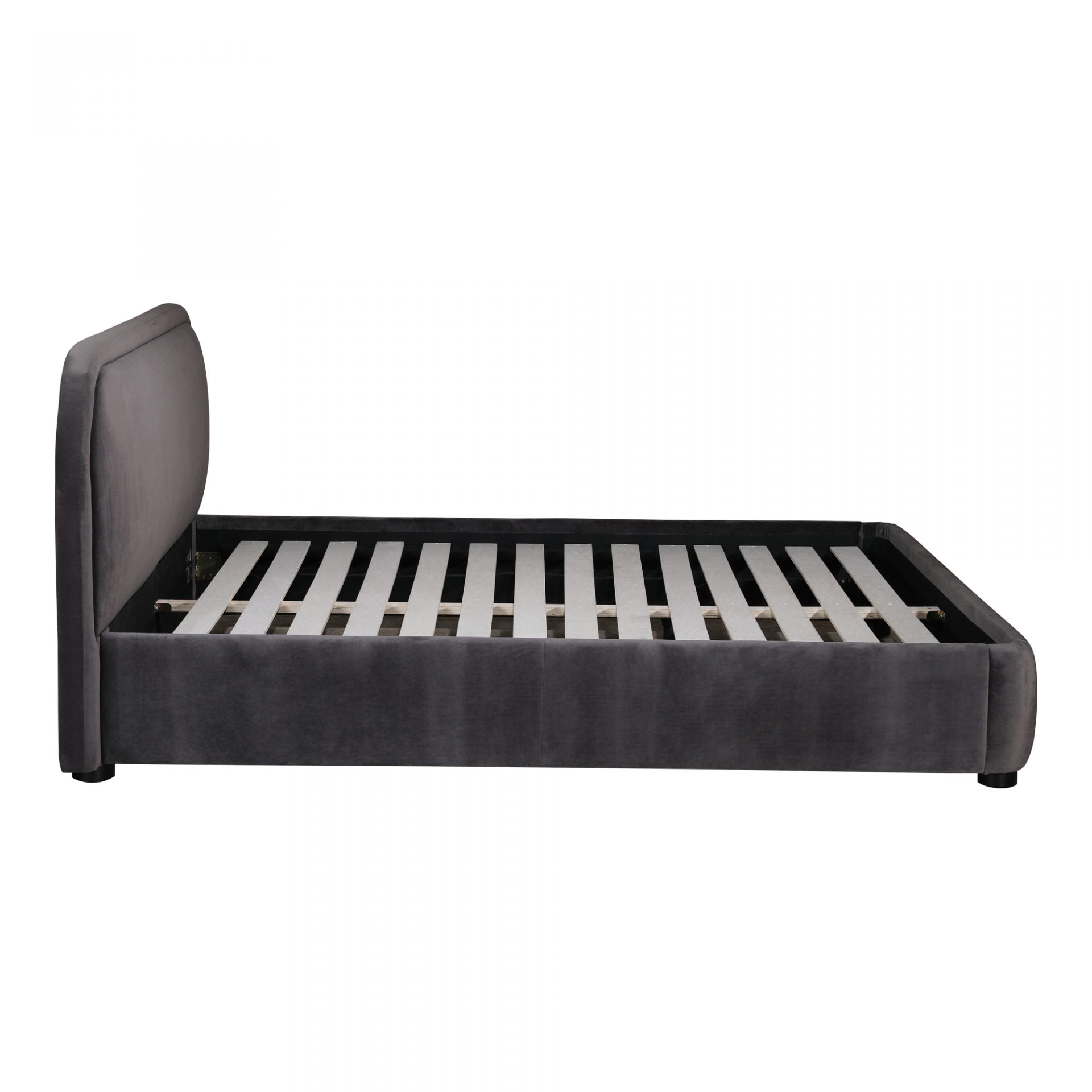 Colin Queen Bed Charcoal Beds| Moe's Home