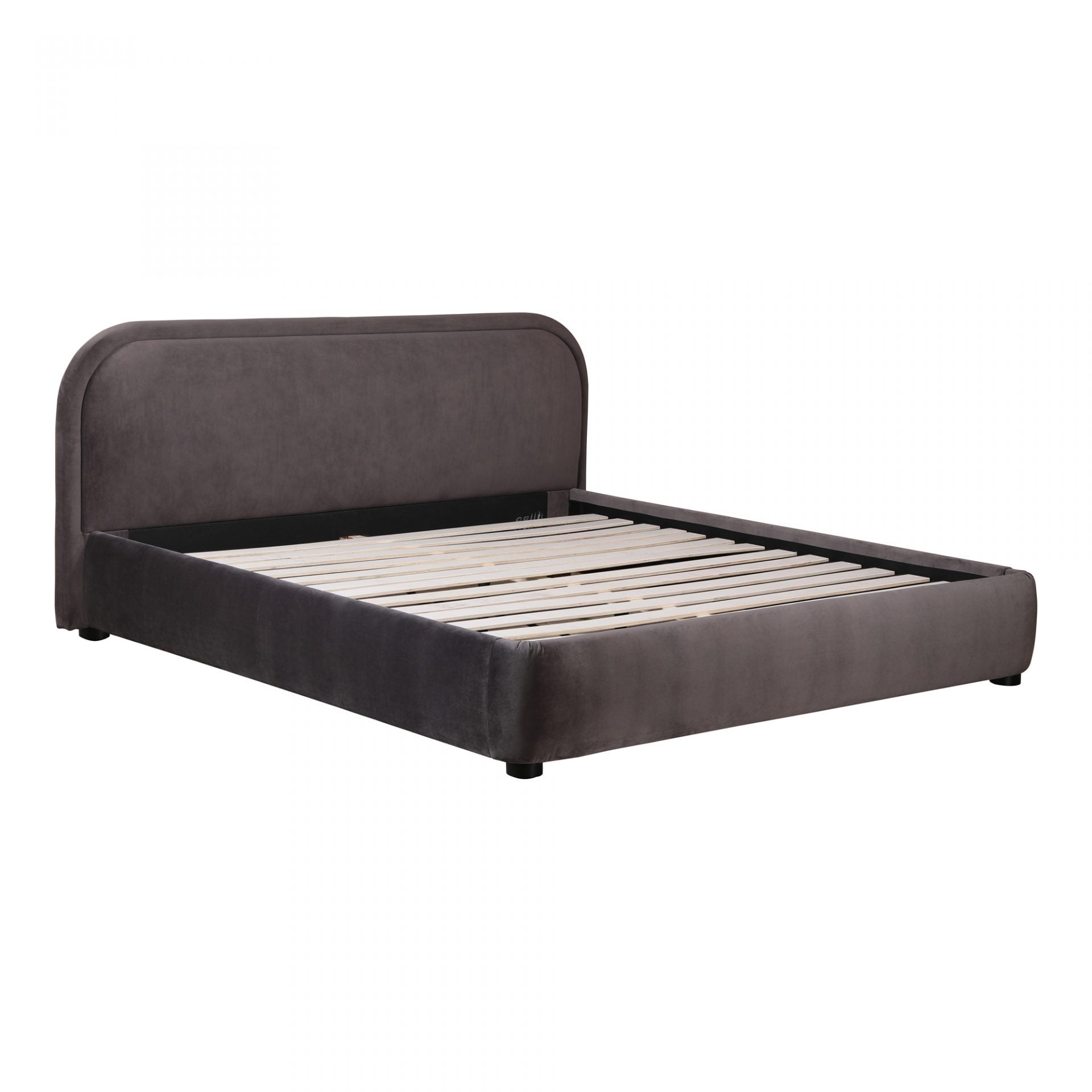 Colin Queen Bed Charcoal Beds| Moe's Home
