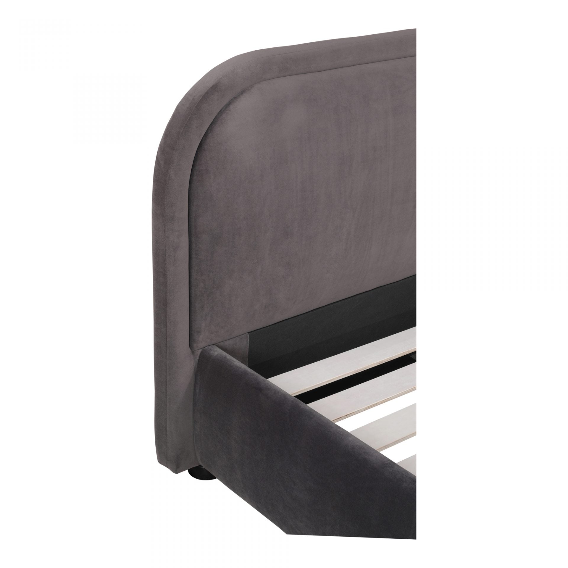Colin Queen Bed Charcoal Beds| Moe's Home