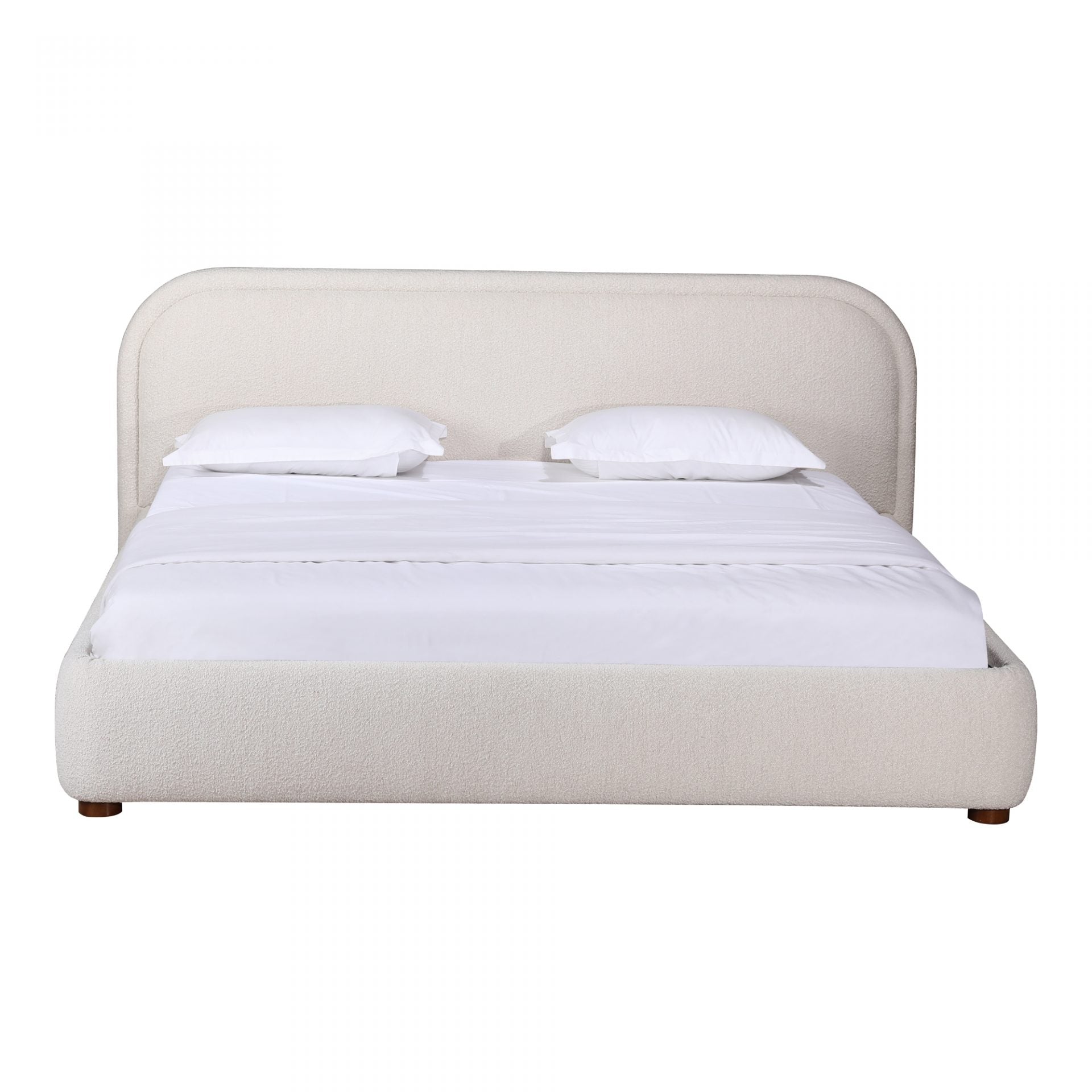 Colin Queen Bed Oatmeal Beds| Moe's Home