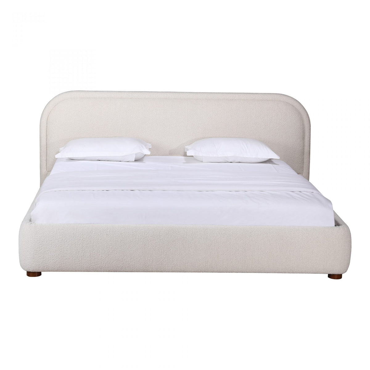 Colin Queen Bed Oatmeal Beds| Moe's Home