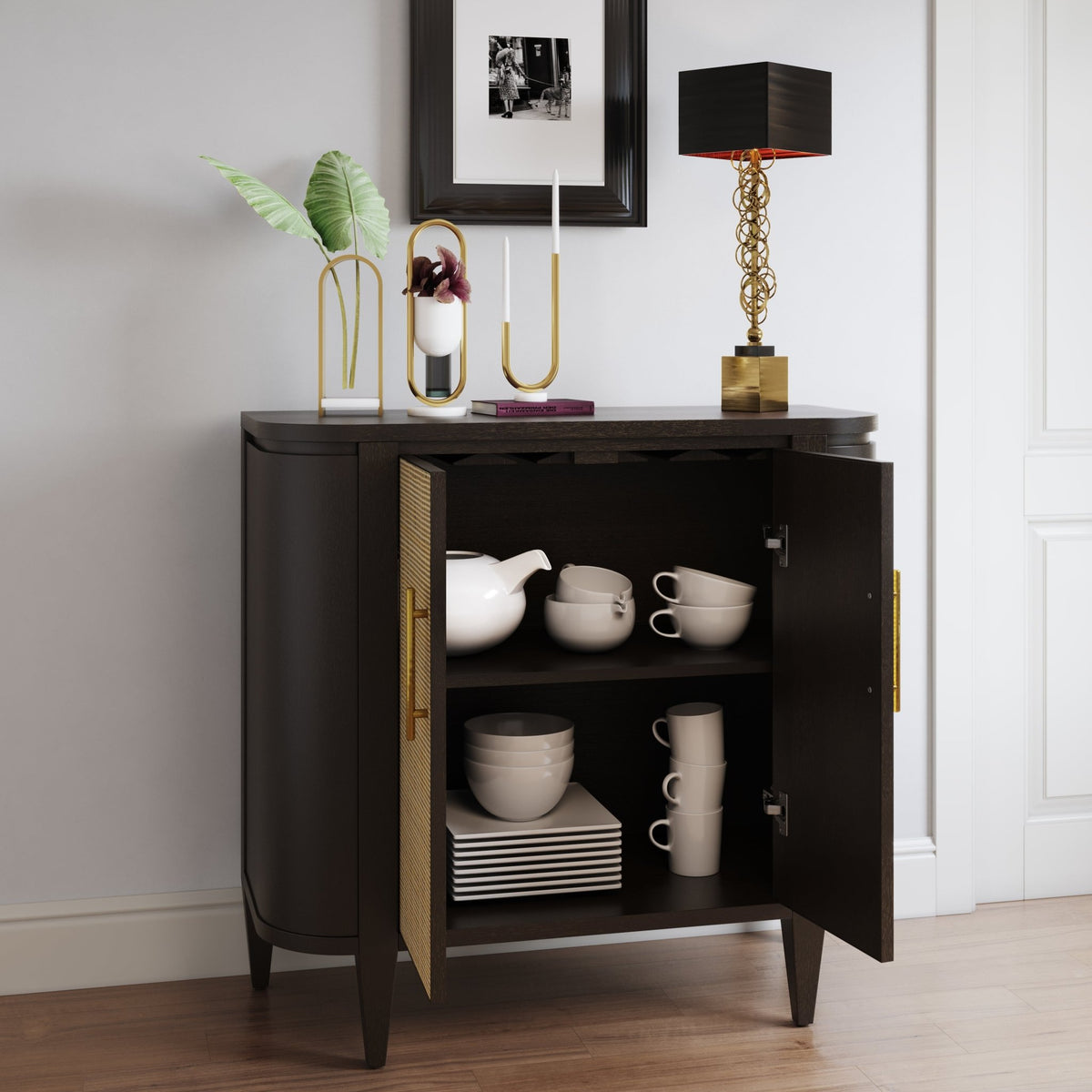 Contemporary Grill Bar Cabinet Cabinets & Chests| Hooker