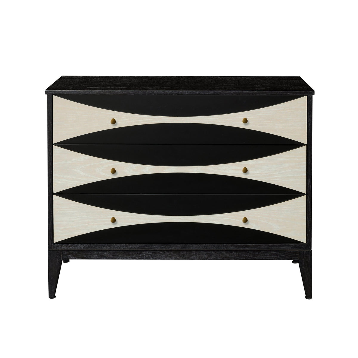 Contemporary Two-Tone 3 Drawer Chest Cabinets & Chests| Hooker