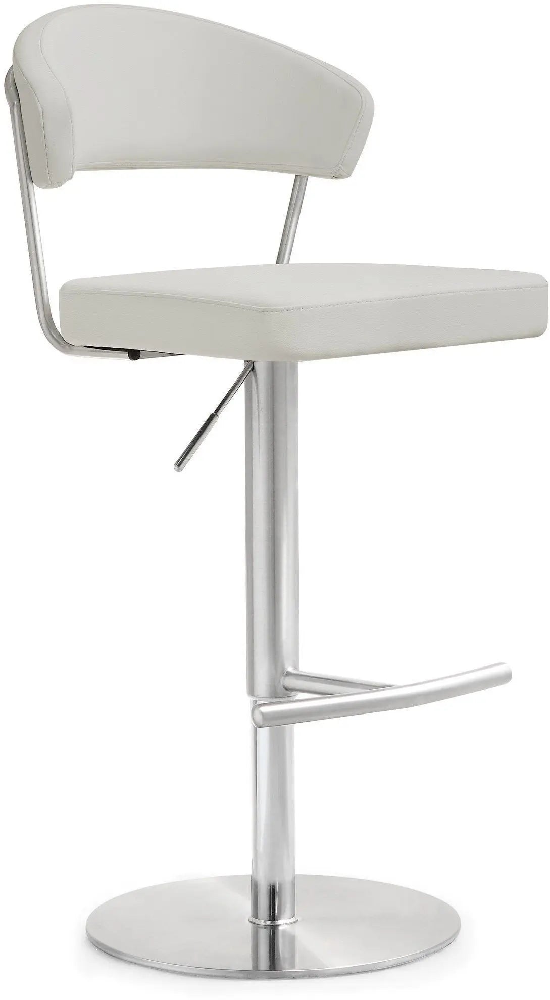 Cosmo Light Grey Steel Barstool Counter Stools| TOV