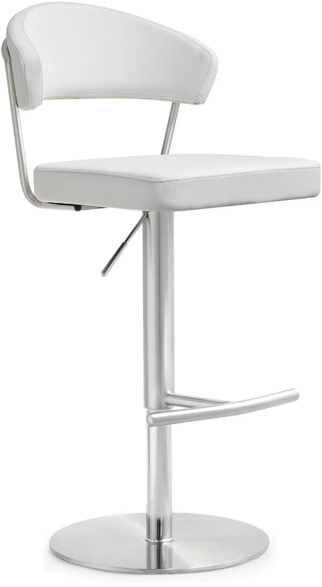 Cosmo White Steel Barstool Counter Stools| TOV