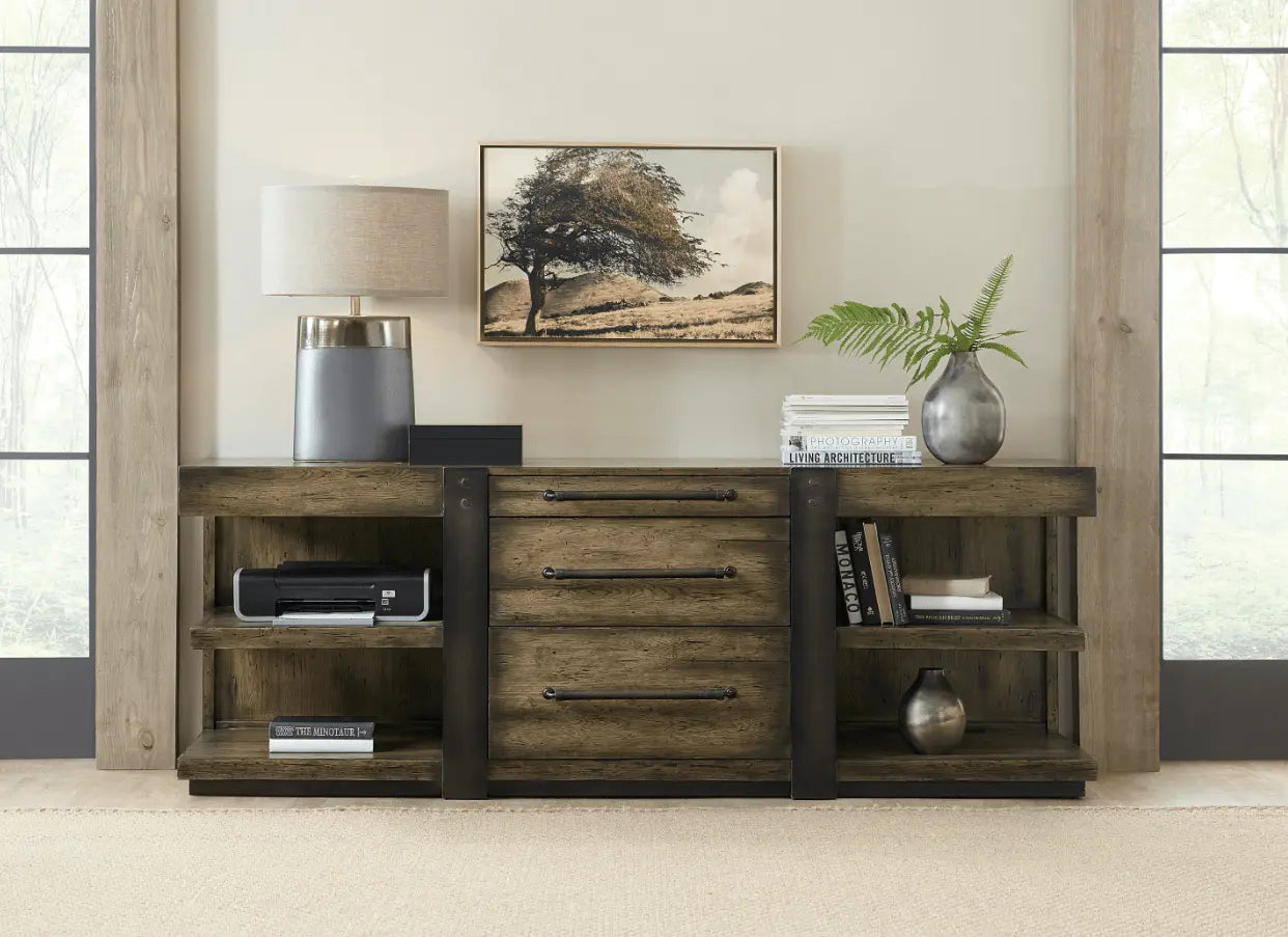 Crafted Leg Desk Credenza Office Desks| Hooker