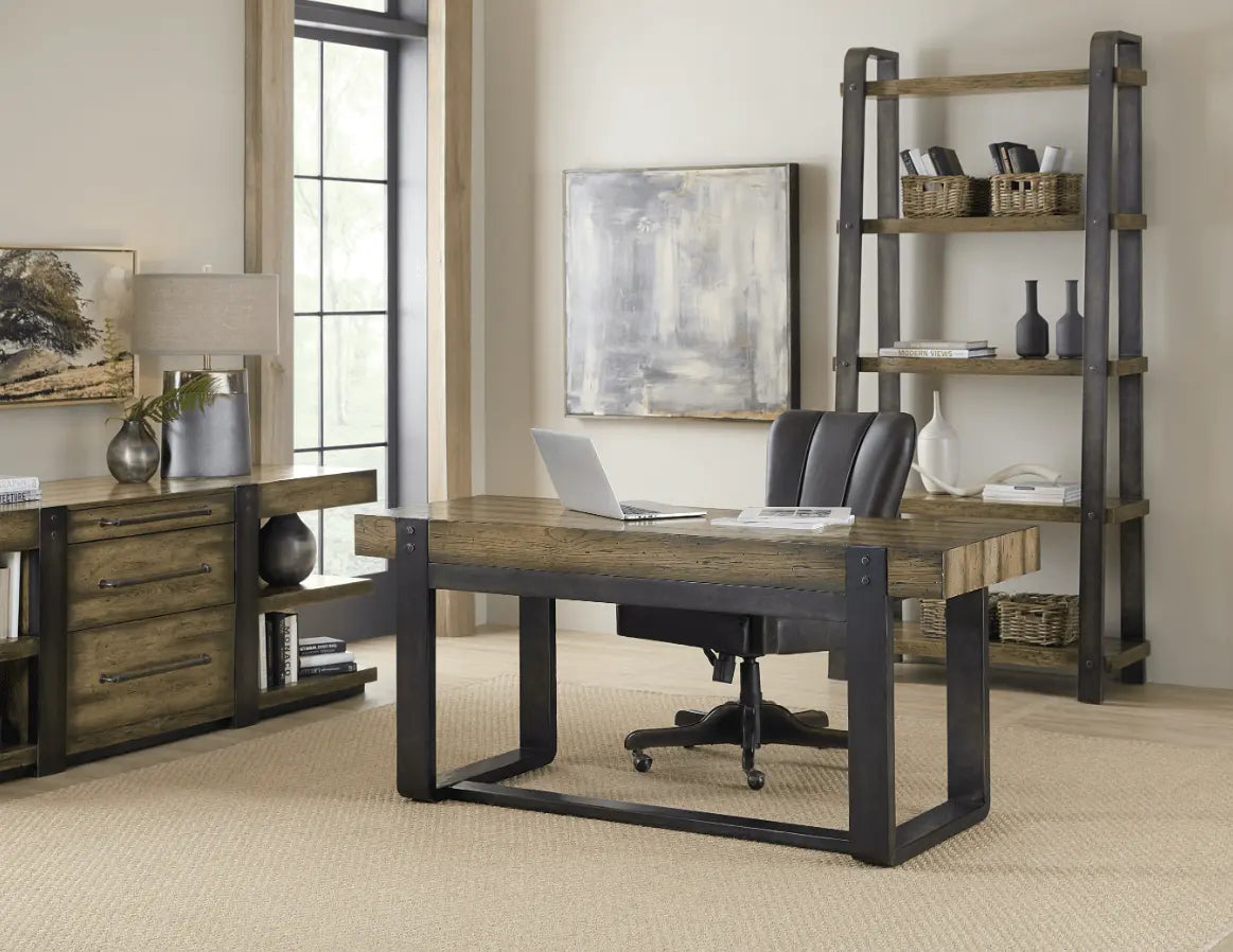 Crafted Leg Desk Credenza Office Desks| Hooker
