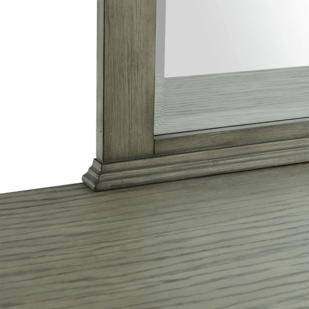 Crawford Dresser & Mirror Set Grey Dressers| Roots Furniture