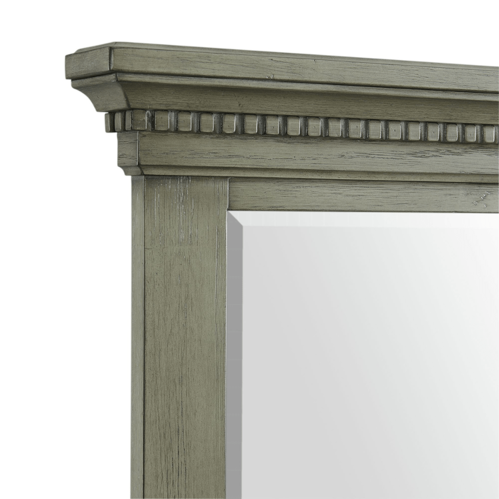 Crawford Dresser & Mirror Set Grey Dressers| Roots Furniture