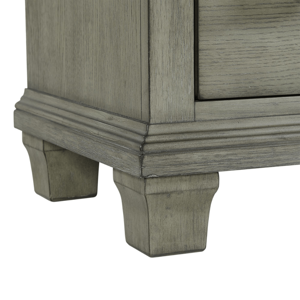 Crawford Dresser & Mirror Set Grey Dressers| Roots Furniture