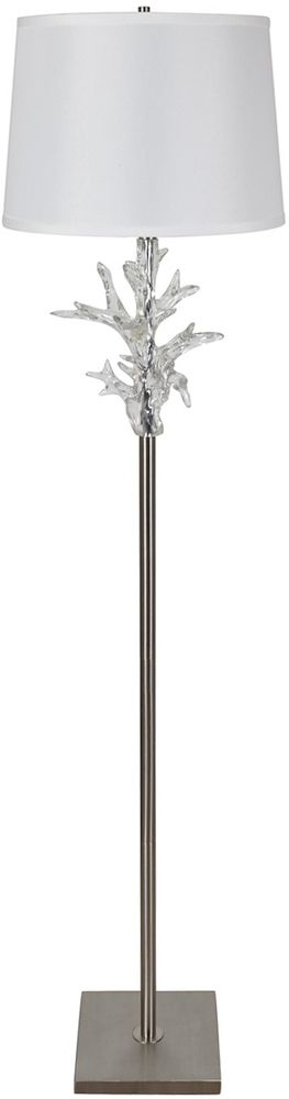 Crystal Coral Clear Floor Lamp Floor lamps| Crestview