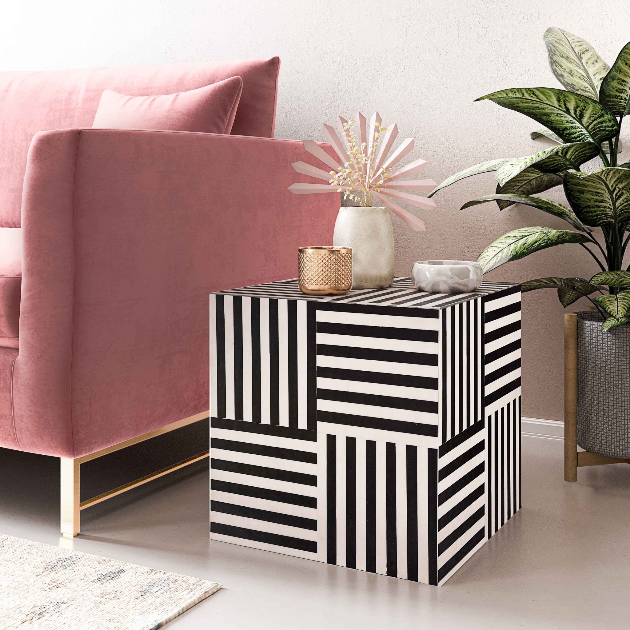 Cube Side Table End Tables| TOV