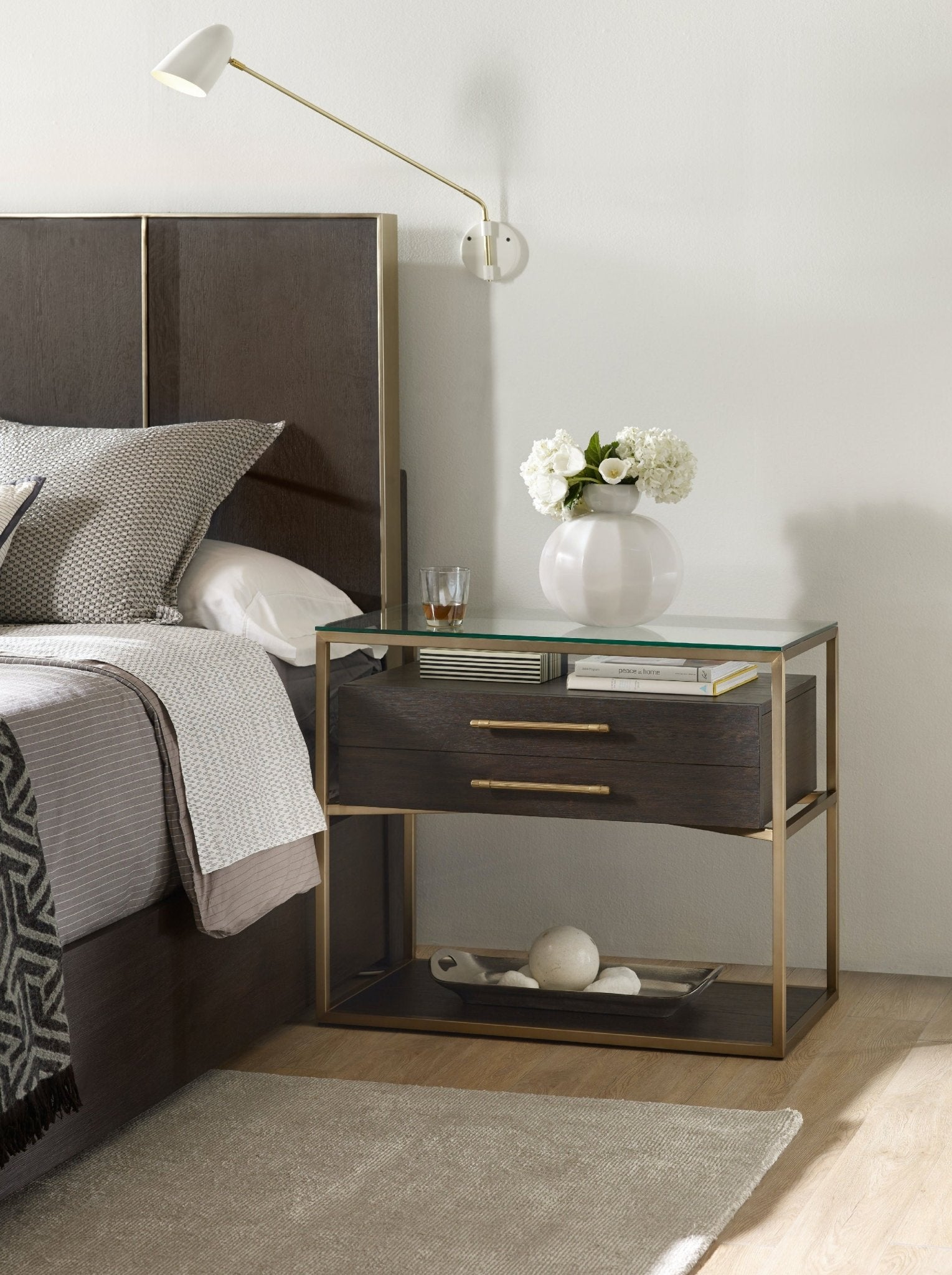Curata One-Drawer Nightstand Nightstands| Hooker