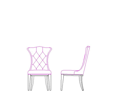 Bernhardt Allure Side Chair - 399X47 (6624903528544)