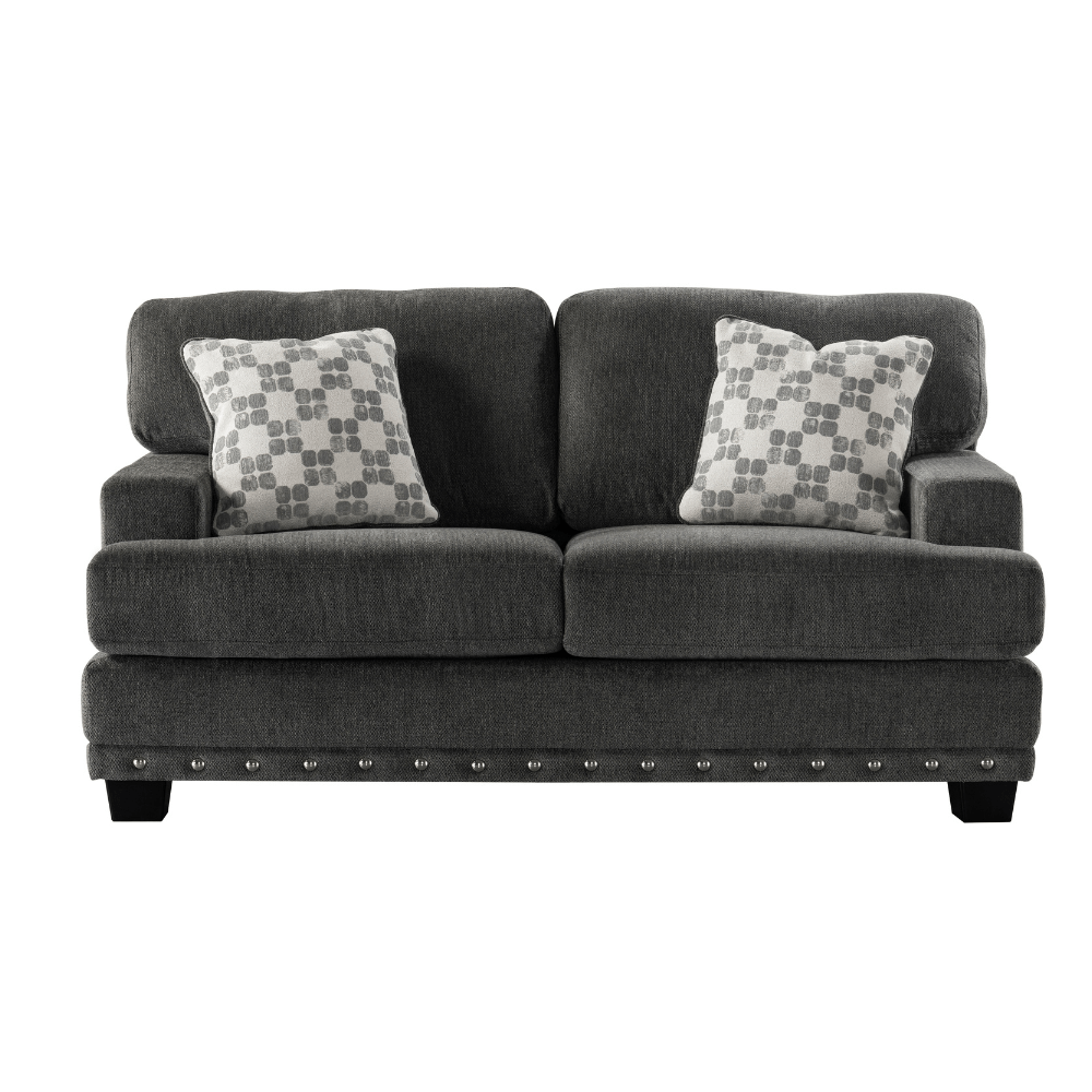 Daxon Grey Loveseat Sofas & Loveseats| Roots Furniture