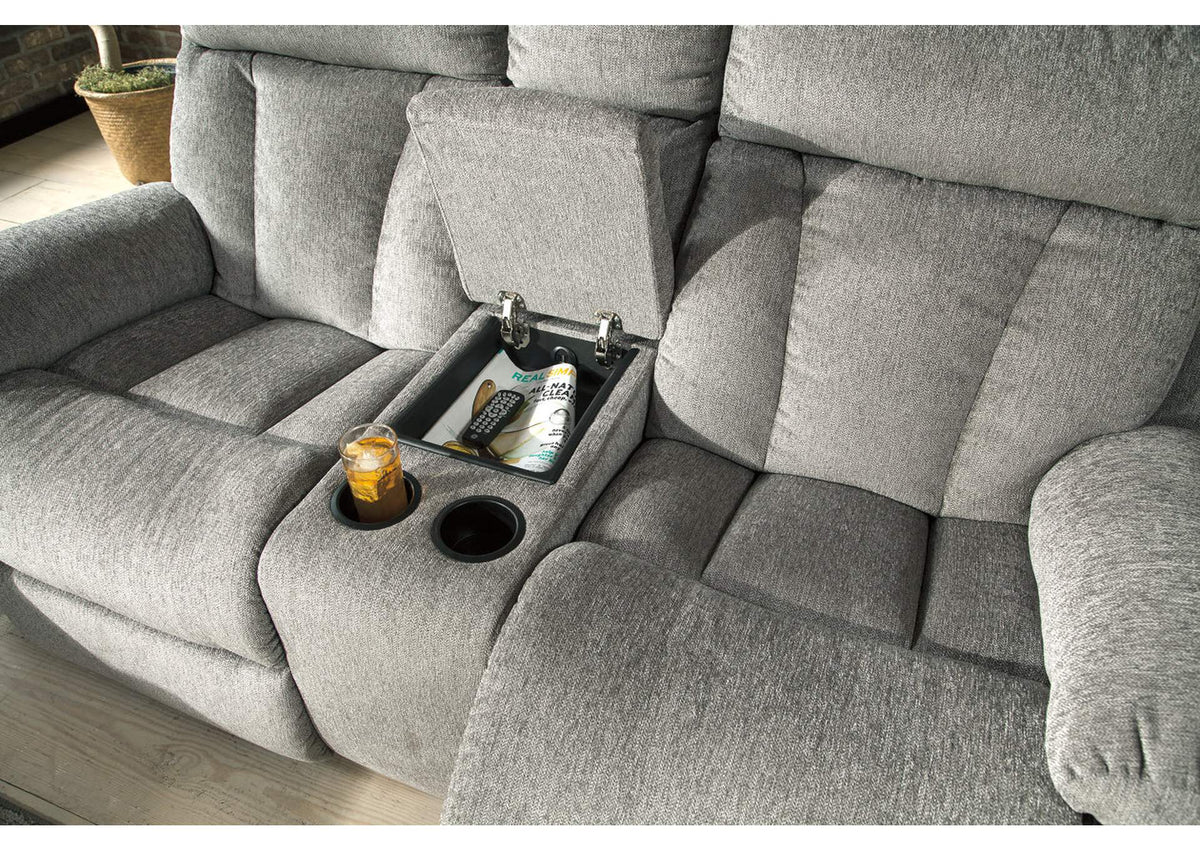 DBL REC LOVESEAT W/CONSOLE Recliners| Ashley Homestore