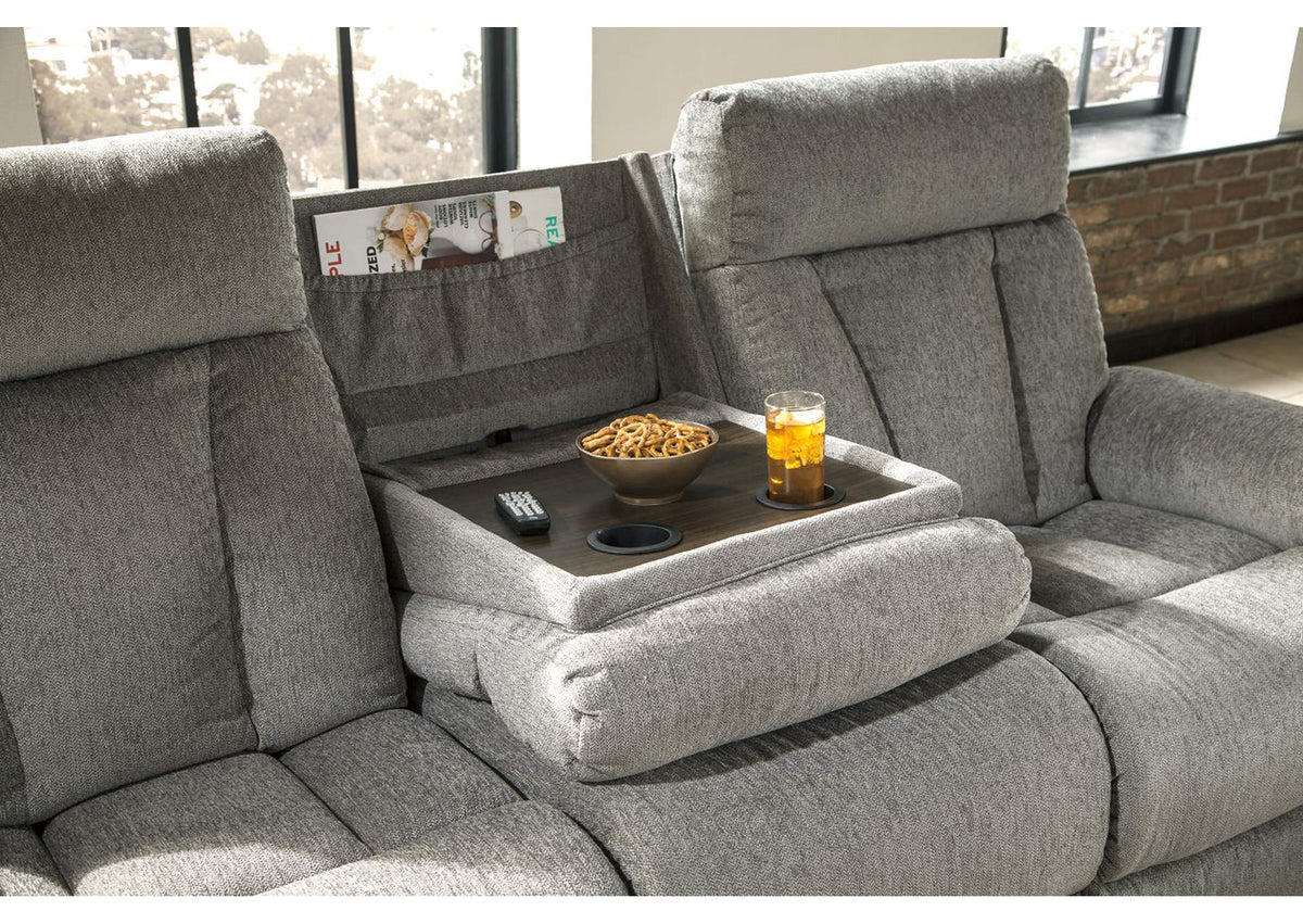 DBL REC LOVESEAT W/CONSOLE Recliners| Ashley Homestore