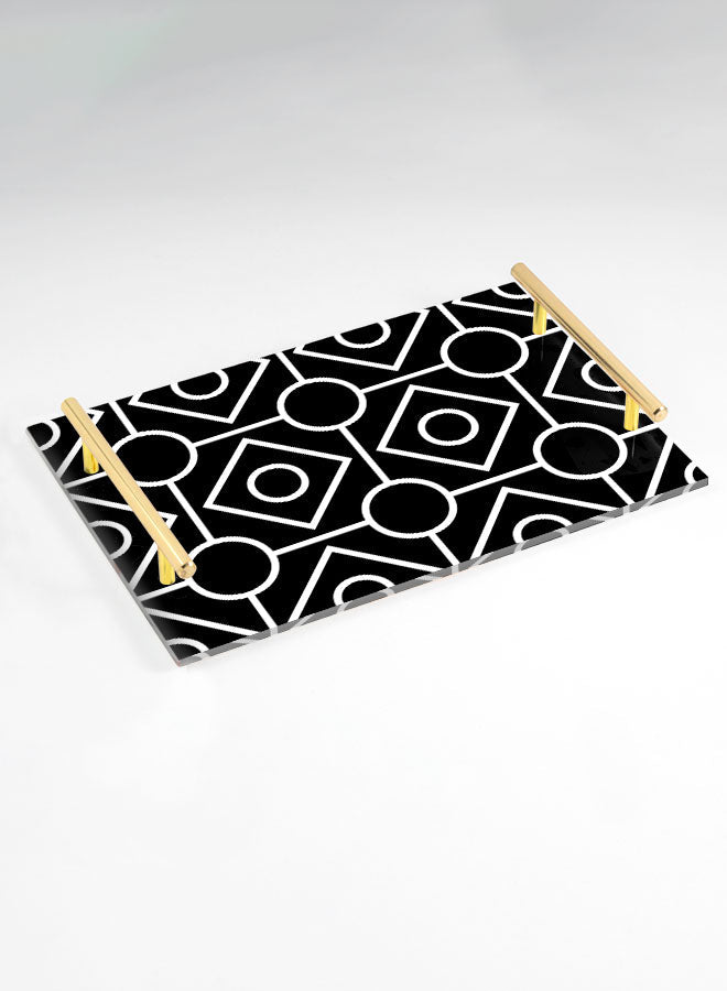 Decorative Acrylic Serving Tray -LWHATSG-Y27 Kitchen Accessories| LOWHA