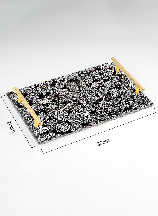 Decorative Acrylic Serving Tray -LWHATSG-Y28 Kitchen Accessories| LOWHA