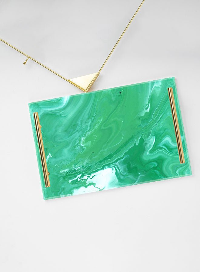 Decorative Acrylic Serving Tray -LWHATSG-Y53 Kitchen Accessories| LOWHA