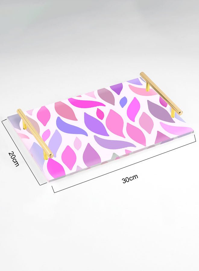 Decorative Acrylic Serving Tray -LWHATSG-Y63 Kitchen Accessories| LOWHA