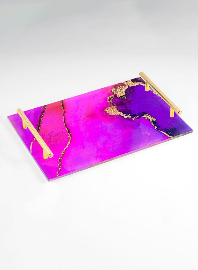 Decorative Acrylic Serving Tray -LWHATSG-Y64 Kitchen Accessories| LOWHA
