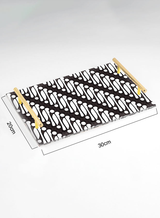 Decorative Acrylic Serving Tray -LWHATSG-Y66 Kitchen Accessories| LOWHA