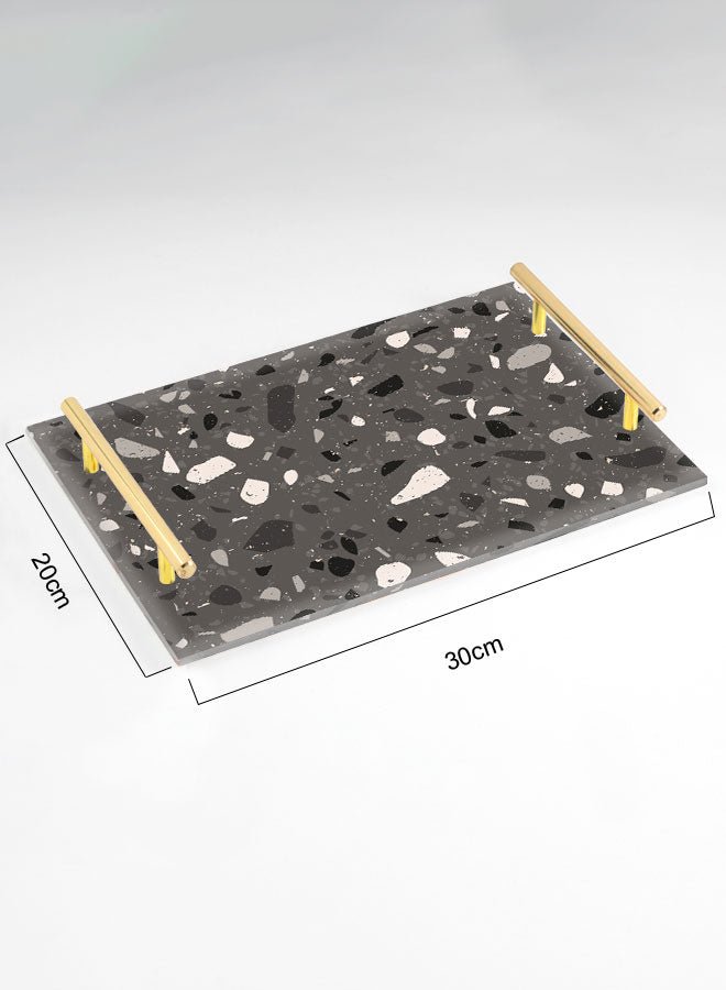 Decorative Acrylic Serving Tray -LWHATSG-Y84 Kitchen Accessories| LOWHA