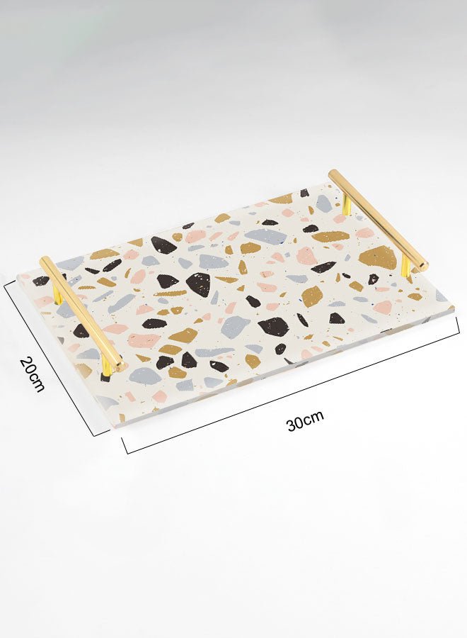 Decorative Acrylic Serving Tray -LWHATSG-Y86 Kitchen Accessories| LOWHA